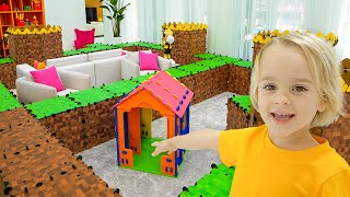 Vlad and Niki Giant Maze Challenge for kids [upl. by Narmak]