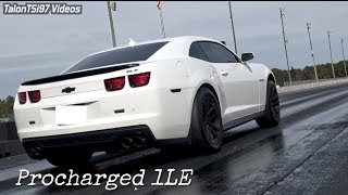 700hp Procharged 1LE Camaro Runs 105137mph 6speed [upl. by Koetke]