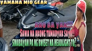 Yamaha mio gear walang push start at headlight bigyan natin ng malupitang atake [upl. by Stauder]