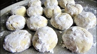 Walnut snowball cookies  Christmas Cookies [upl. by Nyer]