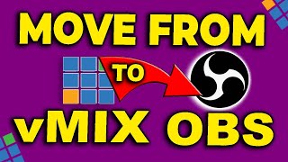 How To Import vMix Template To OBS Studio  Move From vMix to OBS [upl. by Nailluj]