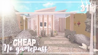 BLOXBURG Soft Blush No Gamepass House 31k  House build [upl. by Ariahs]