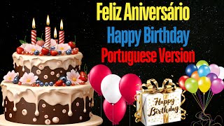 Feliz Aniversário New Portuguese Version Happy Birthday Song for Kids 2024 Childrens Pop Remix [upl. by Missie369]