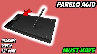 Parblo A610 UnboxingReview [upl. by Kcirdehs884]