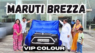 Finally Taking Delivery of New BREZZA 🚗🔥  Maruti Suzuki Brezza zxi Jaipur 2024 brezza2024 jaipur [upl. by Vinay]