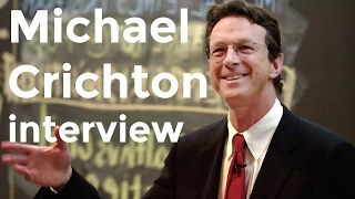 Michael Crichton interview on quotPreyquot 2002 [upl. by Eimaral]