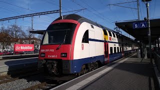 SBB DTZ Abfahrt in Weinfelden [upl. by Iramo]