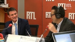 Laurent Gerra imite Manuel Valls invité de RTL [upl. by Aekan]