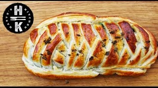 Stilton mushroom spinach and brandy Wellington [upl. by Yak303]