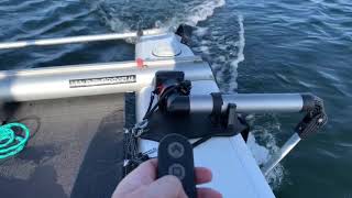 Nacra F18 With Electric motor [upl. by Nathanial626]