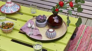 How to create a garden palette table [upl. by Krystyna]