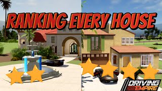 Ranking EVERY HOUSE in Driving Empire [upl. by Hume]