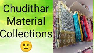 Chudithar Material Collections at Jayachandran Textiles Pallikaranai 🙂 [upl. by Jenni]