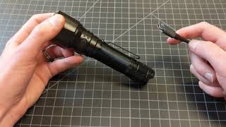 How to Charge a Tactical Flashlight [upl. by Nroht]