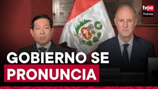 Caso Fujimori Gobierno se pronuncia tras liberación del exmandatario [upl. by Ahsitnauq]