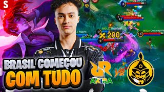 BRASIL CHEGOU COM OS 2 PÉ NA PORTA NO MUNDIAL RRQ X THE MONGOLZ  MOBILE LEGENDS [upl. by Coniah]