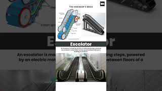 Escalator 📌 How an Escalator Works escalator staircase engineering 3danimation shorts short [upl. by Kciderf26]