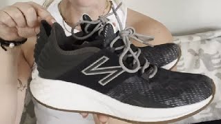 New Balance Kids Fresh Foam Roav V1 Lace Up Running Shoe Review [upl. by Eillak]