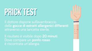 Test per allergie Prick test  Rast test e Patch test  BuongiornoDottore [upl. by Lounge792]