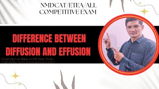 135 Difference between Diffusion and Effusion Chemistry mcqs for MDCAT ETEA amp all competitive exam [upl. by Lemrac]