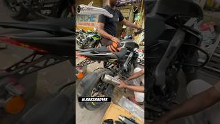 NS400 पर Super bike का Exhaust लगा दीया 😱  ns400 modified  ns400 skdbikeworld [upl. by Amarette]