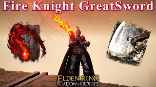 Fire Knight GreatSword Pyromancy Build  Elden Ring  Faith Build PvP [upl. by Adnuhsal246]