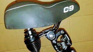 Cloud 9 Bike Seat and NCX Suntour Suspension Post [upl. by Aivull]