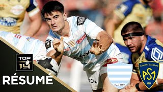 TOP 14  J2  Résumé partie complète Racing 92 vs ASM Clermont  Saison 20242025 [upl. by Kindig]