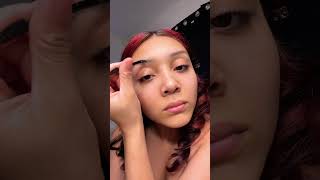 Tinting my eyebrows fyp youtubeshorts eyebrows [upl. by Gabie434]