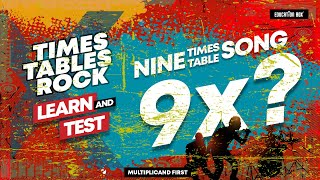 9 Times Table Song Learn amp Test  Multiplicand First  Education Box [upl. by Ciccia]