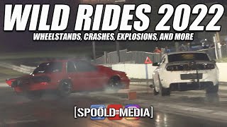 WILD RIDES 2022 WHEELSTANDS CRASHES EXPLOSIONS AND MORE [upl. by Elleval]