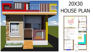 20x30 HOUSE PLAN  EAST FACING HOUSE  VASTU PLAN [upl. by Britta]