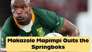 MAPIMPI SHOCKER Is He REALLY Leaving the Springboks [upl. by Herod]