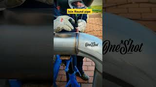 Round pipe joint process by senior wellder cover welding wellder otomotif Hellpermekanik [upl. by Wolfgram]