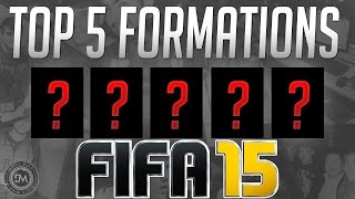 Top 5 Formations in FIFA 15 Ultimate Team FUT 15 Guide to Best Squad amp Best Formations [upl. by Masao]