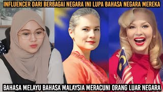 INFLUENCER DARI BERBAGAI NEGARA KECANDUAN BICARA BAHASA MELAYU‼️SAYA SUKA BELAJAR BAHASA MALAYSIA🇲🇾 [upl. by Ettenor]