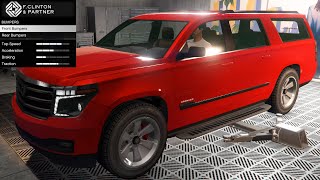 GTA 5  DLC Vehicle Customization  Declasse Granger 3600LX Chevy Suburban [upl. by Yentirb]