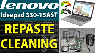 How to Perform Repaste Cleaning Service on Lenovo Ideapad 330 15AST Model 81D6 Laptop [upl. by Carbo752]