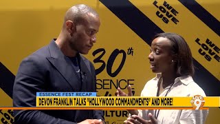 DeVon Franklin talks quotHollywood Commandmentsquot and more [upl. by Ahsieyk]