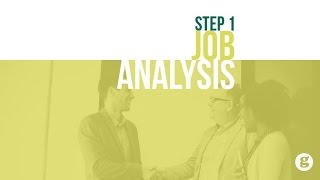 Step 1 Job Analysis [upl. by Ymmac]