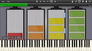 SAMSUNG LOW BATTERY SOUNDS IN SYNTHESIA [upl. by Brocky]