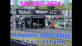 Salbris 2024  Mobylette 100cc 2Fast [upl. by Caleb]