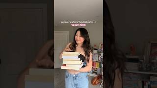 AUTHORS’ HIGHEST RATED BOOKS VS MY FAVE 💞 booktube bookrecommendations booktok booklover [upl. by Hoag]