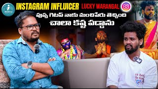 Instagram Influencer Lucky Warangal Interview Part2 Indrajitt Productions  I MediaLuckyWarangal [upl. by Lune]