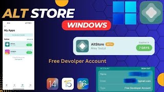 Install altstore using windows PC  All iPhone Models  Easy Guide [upl. by Mosera908]