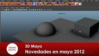 3D Autodesk Maya 012 Novedades en Maya 2012 [upl. by Jobye934]