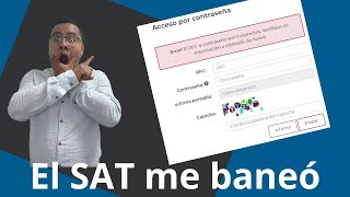 ¿POR QUÉ MI CONTRASEÑA DEL SAT NO FUNCIONA [upl. by Lauri976]