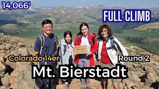 Mt Bierstadt  Full Climb Round 2  Colorado 14ers Podcast [upl. by Refotsirc293]