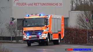 Sonderdienst THWest Rüstwagen Berufsfeuerwehr Frankfurt Feuer und Rettungswache 30 [upl. by Aden]