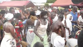 Voodoo Dance and Music Celebration at Akatsi Ghana West Africa [upl. by Ynez]